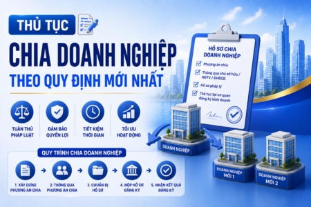 Thủ Tục Chia Doanh Nghiệp Theo Quy Định Mới Nhất