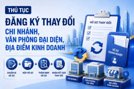 Thủ Tục Đăng Ký Thay Đổi Chi Nhánh Văn Phòng Đại Diện Địa Điểm Kinh Doanh
