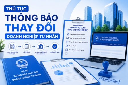 Thủ Tục Thông Báo Thay Đổi Doanh Nghiệp Tư Nhân