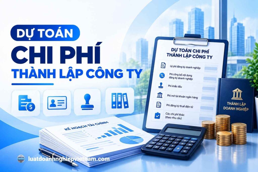 dự đoán chi phí thành lập công ty